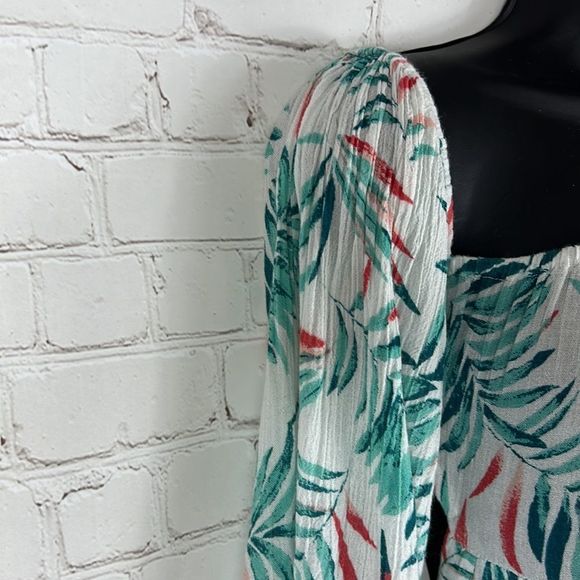 Tropical print on this beautiful jumpsuit size M - Picture 6 of 8